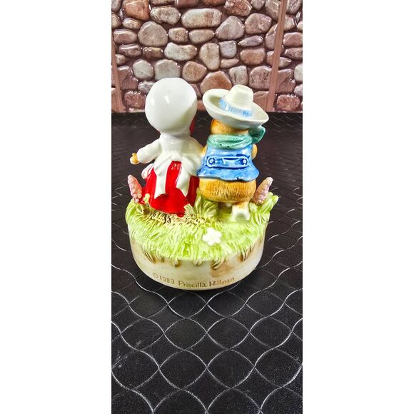 Priscilla Hillman Jack & Jill Musical Gift World Gorham Mouse Japan Figures 1983 - Picture 3 of 9